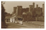 RB 1059 - Judges Real Photo Postcard - Conway Castle & Outbuildings Caernarvonshire Wales - Caernarvonshire