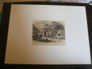 TAHITI  ILES MARQUISE Gravure Extraite D'un JOURNAL DE 1864, Sanctuaire Religieux à Nouka-Hiva Archipel Des Marquises - Art Asiatique