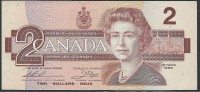 BANKNOTES 1986 CANADA 2 DOLLARS - Canada