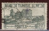 Tunisie - Oblitéré - Y&T 1945 N° 294 Amphithéatre D´El-Djem 20f Vert-gris - Gebraucht