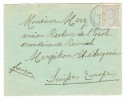 Türkei 26.2.1894 Jerusalem Mit EF 1 Piastre Brief Nach Menzikon Mit AK-Stempel - Storia Postale