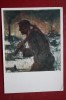Delcampe - Pierre Polus "COAL MINER " 1960  - Old USSR PC - Bergbau