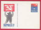 188815 / 1977 - 10+5 Pf. - SPZPHILEX 77 , Philatelic Exhibitions , TV TOWER TELEVISION , BEAR , Stationery DDR Germany - Postkarten - Ungebraucht