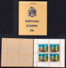 Zwsb11u Rhodesia 1973, SG SB11 50c Stamp Booklet, Each Pane Cancelled - Rhodesië (1964-1980)