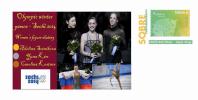 Spain 2014 - XXII Olimpics Winter Games Sochi 2014  Medals Women's Figure Skting Special Cover - Hiver 2014: Sotchi