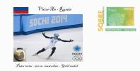 Spain 2014 - XXII Olimpics Winter Games Sochi 2014 Gold Medals Special Prepaid Cover - Victor An - Winter 2014: Sotchi