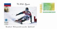 Spain 2014 - XXII Olimpics Winter Games Sochi 2014 Gold Medals Special Prepaid Cover - Vic Wild - Winter 2014: Sotschi