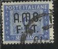 TRIESTE A 1947 - 1949 AMG-FTT SEGNATASSE POSTAGE DUE TAXES TASSE LIRE 6 USATO USED OBLITERE - Segnatasse