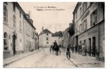 CPA - VIGNY - LA POSTE A LA GRAND'RUE - CAFE BILLARD PATISSERIE DUPLAN - Animée - N/b - Vers 1910 - - Vigny