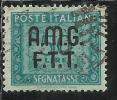 TRIESTE A 1947 - 1949 AMG-FTT SEGNATASSE POSTAGE DUE TAXES TASSE LIRE 50 USATO USED OBLITERE - Portomarken