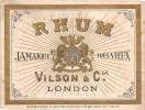 04272 "RHUM JAMAIQUE TRES VIEUX - VILSON & C.IA - LONDON" ETICHETTA ORIGINALE - Rum