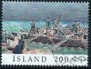 Islande 2000 N° 901 Oblitéré Issu Du Bloc Jour Du Timbre - Used Stamps