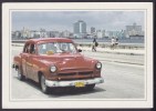 2013-EP-33 CUBA POSTAL STATIONERY  FORWARDED OLD CAR HAVANA VIEW 19/32 TO ALEMANIA - Brieven En Documenten