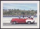 2013-EP-38 CUBA POSTAL STATIONERY  FORWARDED OLD CAR HAVANA VIEW 23/32 TO ITALY - Covers & Documents