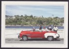 2013-EP-39 CUBA POSTAL STATIONERY  FORWARDED OLD CAR HAVANA VIEW 23/32 TO ALEMANIA - Covers & Documents