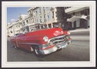 2013-EP-47 CUBA POSTAL STATIONERY  FORWARDED OLD CAR HAVANA VIEW 32/32 TO ALEMANIA - Covers & Documents