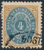 Denmark Danish West Indies DWI 1901: 4c Brown & Blue Bicolour, Fine Used (DCDW-00009) - Danimarca (Antille)