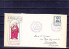 Religieux - Bonifatius - Pays Bas - Lettre De 1954 - Oblitération Spéciale 's Gravenhage - Valeur 40 Euros - Covers & Documents