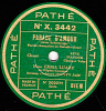 78 Trs PATHE X.3442 - état TB - EMMA LUART - PARADE D'AMOUR - REVE D'AMOUR - MARCHE DES GRENADIERS - 78 T - Disques Pour Gramophone