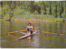 Romania Old Uncirculated Postcard - Rowing - Single Scull - Roeisport