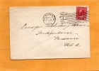 Canada 1912 Cover Mailed To USA - Lettres & Documents