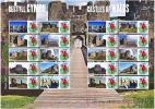 GB 2010 Castles Of WALES GENERIC SMILER SHEET  LS71 - Timbres Personnalisés