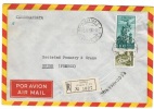 IT-L14 - ITALIE PA 136 Sur Lettre Par Avion Recommandée De L'Ambassade D'Espagne Pour Reims - Airmail