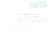 FRANCE 2012 - ENVELOPPE WITH MACHINE LABEL OF € 1.00 MAILED TO ANDORRA OBL MORTEAU MAY 2,2012 REGRE699 - 2010-... Viñetas De Franqueo Illustradas