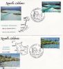 2 FDC Nouvelle Calédonie Paysages Régionaux 1991. - FDC