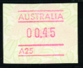 Australia, 1994, Waratah, Mit Angabe Der Automatennummer, ATM 37, MNH ** - Machine Labels [ATM]