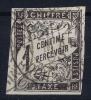 Cochinchine  Col. Gen. Taxe Yv Nr 1 Obl. Used Cad Cochinchine - Gebruikt