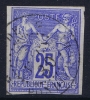 INDE  Col. Gen.  Yv Nr 36 Obl. Used  Cad Pondichéry - Gebruikt