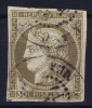 NOUVELLE CALEDONIE  Col. Gen.  Yv Nr 26 Obl. Used Cad Nouméa, Brun Gris Signé - Used Stamps
