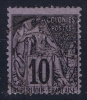 TAHITI Col. Gen. Yv Nr 50 Obl. Used Cad - Gebruikt