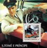 S. Tomè 2003, Elvis, Cars, Motorbyke, BF - Elvis Presley
