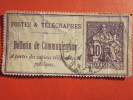 BULLETIN DE COMMUNICATION 10C VIOLET N°22 CAD ALGER > A PARTIR DE CABINE TELEPHONIQUE PUBLIQUE POSTES & TELEGRAPHES C/6€ - Telegrafi E Telefoni