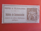 BULLETIN DE COMMUNICATION 30C BRUN N°25 CAD ALGER>A PARTIR CABINE TELEPHONIQUE PUBLIQUE POSTES/TELEGRAPHES C/14€ - Telegraaf-en Telefoonzegels