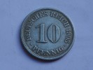 Allemagne Empire 10  Pfennig   1905 F STUTTGART       TTB - 10 Pfennig