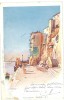 Cpa Illustrateur Signée Lessieux : Villefranche, Le Quai N°7 - Lessieux