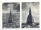 CARTOLINA: TORINO - MOLE ANTONELLIANA PRIMA E DOPO IL CICLONE 23-5-1953 - VIAGGIATA - F/G - B/N - LEGGI - Mole Antonelliana