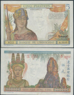 BANKNOTES 1946 L'INDOCHINA 5 PIASTRES - Indochine