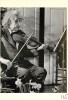 ALBERT EINSTEIN "PLAYING THE VIOLON" - PHOTOGRAPHIE - "HANSEL MIETH  - 1941 - RARE EDIT. FOTOFOLIO - 1980 - Tb - Nobel Prize Laureates