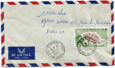 AFARS ET ISSAS LETTRE PAR AVION DEPART DJIBOUTI 20-1-1975 POUR LA FRANCE - Briefe U. Dokumente