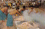 Luau Preparations Honolulu Hawaii 1985 - Honolulu