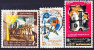 EGYPTE POSTE AERIENNE 1971-72 YT N° PA 130 à 132 Obl. - Posta Aerea