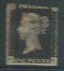 GROSSBRITANNIEN GRANDE BRETAGNE GB 1840 QUEEN VICTORIA USED 1D GREY BLACK SG 3, MI 1C, IV 1, SC 1 - Used Stamps