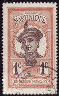 MARTINIQUE  1908  - Y&T  61  - Jeune Martiniquaise  - Oblitéré - Unused Stamps