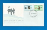 AAT  1984  Mi.Nr. 61 / 62 , 75th Anniversary Of The South Magnetic Pole Expedition - FDC  16 January 1984 - FDC