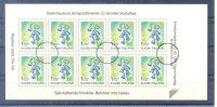 Finlande 1998 " Carnet Fleur " Specimen, Muster, Muestra. Yvert C-1396 - Prove E Ristampe