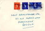 Lettre De London (27.01.1956)_Tangier_pour Marcinelle - Poststempel